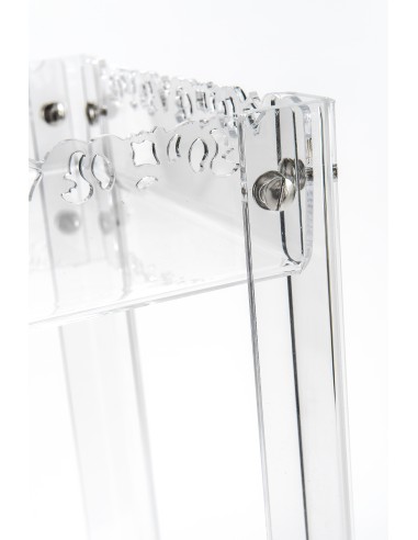 Galatea Carrello Trasparente in plexiglass