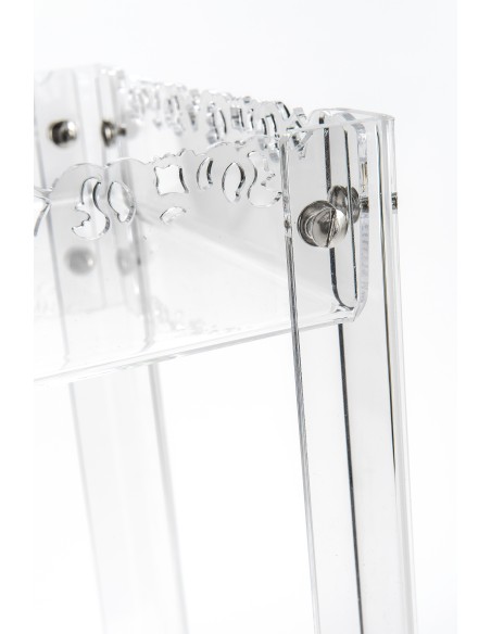 Galatea Carrello Trasparente in plexiglass