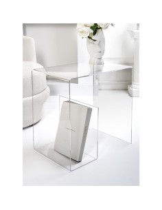 G Table Tavolino Trasparente in plexiglass
