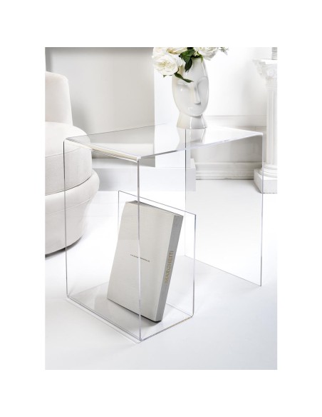 G Table Tavolino Trasparente in plexiglass