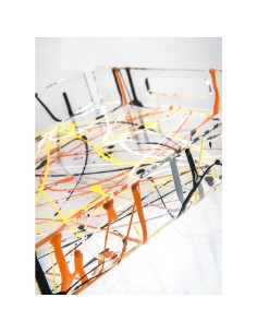Bon Ton Vassoio Piccolo Multicolor in plexiglass