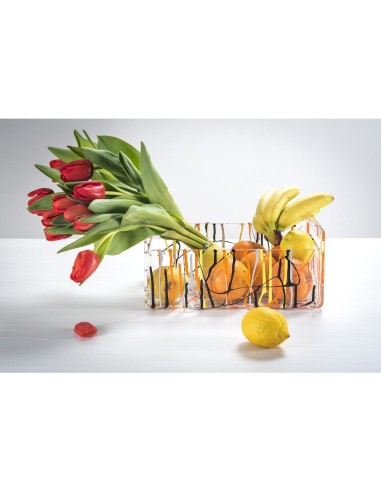 Bon Ton Portafrutta Multicolor in plexiglass