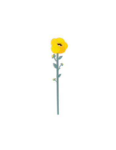 Vesta Home - Fiore Gardenia Piccolo Kit 6 Pz Funny Flowers·giallo·10,5 X 43,5 H Th. 5 Mm
