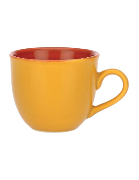 Cottage Tazza Caffe con Piattino 0,10 Lt Gialla