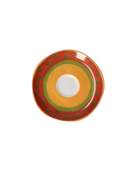 Cottage Tazza Caffe con Piattino 0,10 Lt Rossa