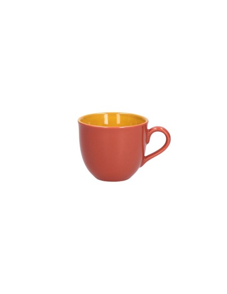 Cottage Tazza Caffe con Piattino 0,10 Lt Rossa