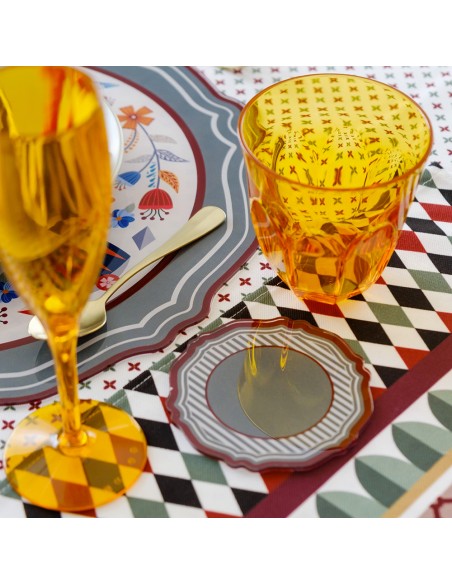 Vesta Home - Set 6 Sottobicchieri - Natale·fiaba·10 X 10 H Th. 3 Mm