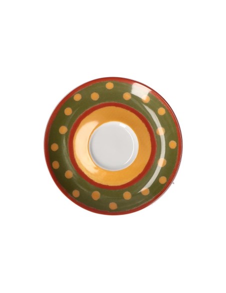 Cottage Tazza Tè con Piatto 0,18 Lt Rossa