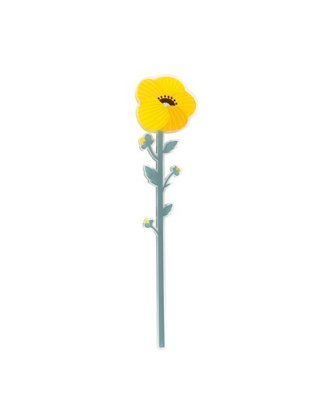 Vesta Home - Fiore Gardenia Piccolo Kit 6 Pz Funny Flowers·giallo·10,5 X 43,5 H Th. 5 Mm
