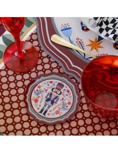 Vesta Home - Set 6 Sottobicchieri - Natale·fiaba·10 X 10 H Th. 3 Mm