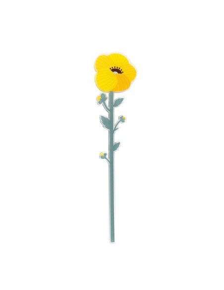 Vesta Home - Fiore Gardenia Piccolo Kit 6 Pz Funny Flowers·giallo·10,5 X 43,5 H Th. 5 Mm