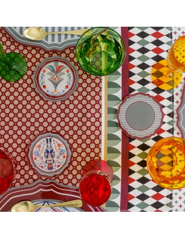 Vesta Home - Set 6 Sottobicchieri - Natale·fiaba·10 X 10 H Th. 3 Mm