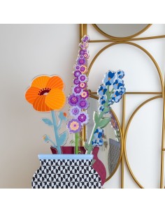 Vesta Home - Fiore Lilla Grande Singolo·viola·7 X 63,5 H Th. 5 Mm 2