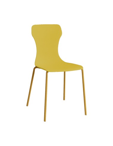 Vesta Home - Sedia Tokyo·giallo·40 X 40 X 90 H Cm Th. 10 Mm