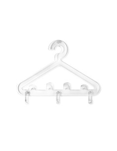 Salve Appendiabiti da parete in plexiglass Trasparente. Made in Italy 2