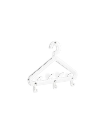 Salve Appendiabiti da parete in plexiglass Trasparente. Made in Italy