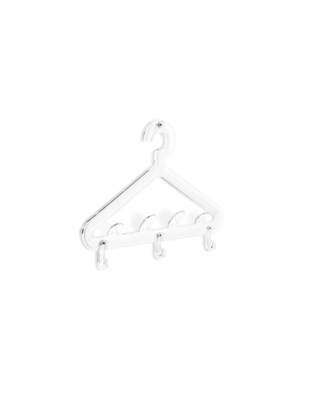 Salve Appendiabiti da parete in plexiglass Trasparente. Made in Italy