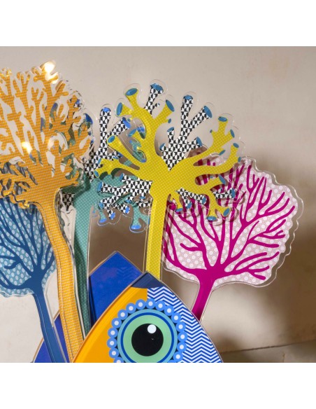 Funny Ocean Set 6 Coralli Acropora Piccoli Giallo