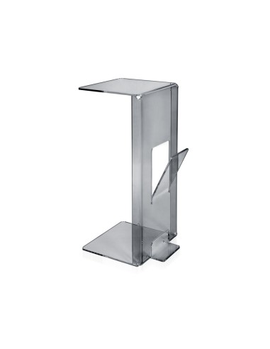 Ambrogio Tavolino Fume' in plexiglass