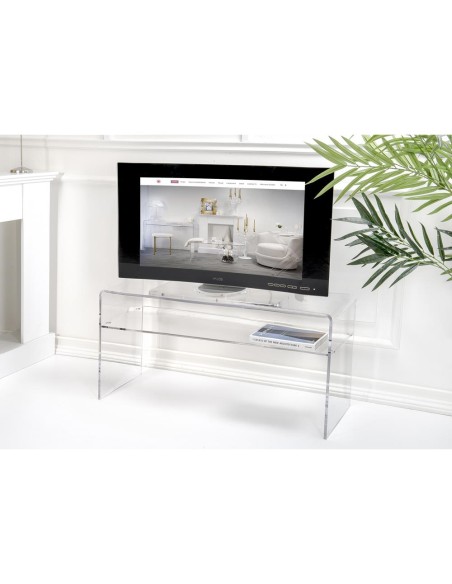 Visio Mobile Porta Tv A Ponte 100 in plexiglass