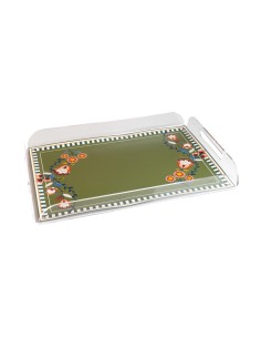 Vesta Home - Vassoio Rettangolare Armonia·verde·30,5 X 45 X 5 H Cm Th. 4 Mm