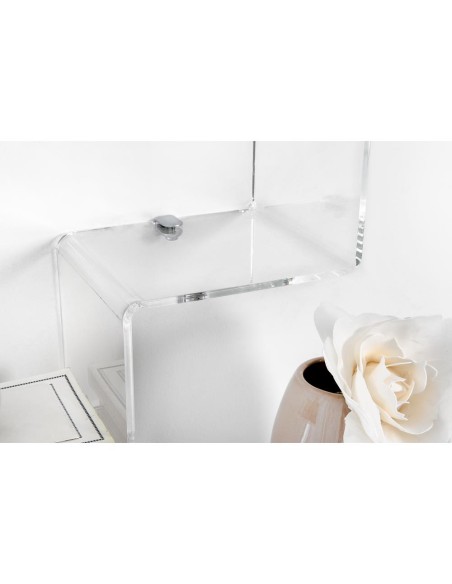 Va-Et-Vient 3 Mensola Trasparente in plexiglass - 50x68x17,5 cm