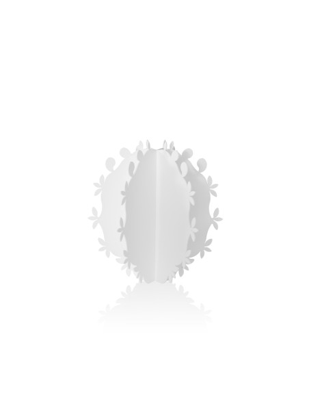 Elemento Decorativo a forma di Cactus in plexiglass bianco pieno