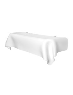 Consolle sotto specchio linea Drappeggi in plexiglass PMMA bianco pieno con 2 ganci di ancoraggio. 2