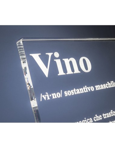 Lucilio Lampada Vino in plexiglass