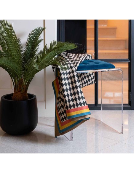Vesta Home - Sgabello Jago·ottanio·41,5 X 33 X 50 H Th. 15 Mm