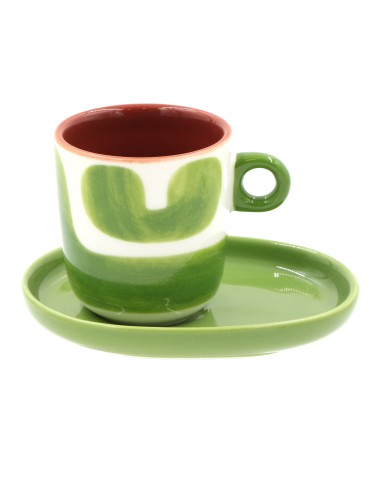 Attimi Set 6 Tazzine C P Macchie·90 Ml·stoneware Gift Box