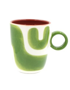 Attimi Mug Macchie Verde·260 Ml·stoneware Gift Box