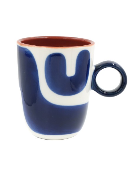 Attimi Mug Macchie Blu·260 Ml·stoneware Gift Box