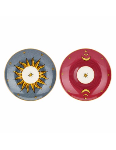 Mirabilia Set 6 Tazzine C P Sole e Luna·90 Ml·porcellana Gift Box