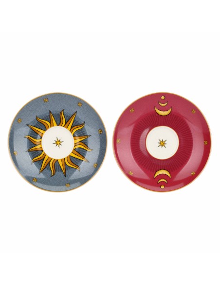 Mirabilia Set 6 Tazzine C P Sole e Luna·90 Ml·porcellana Gift Box