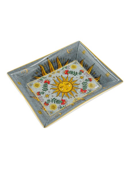 Mirabilia Svuotatasche Sole e Luna·16x19.5 Cm·porcellana Gift Box
