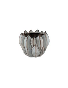 Brassica Vaso Verde Stoneware Ø13xh27 Cm