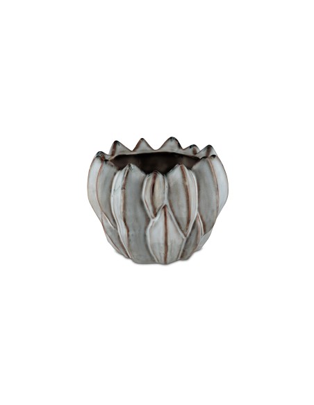 Brassica Vaso Verde Stoneware Ø13xh27 Cm