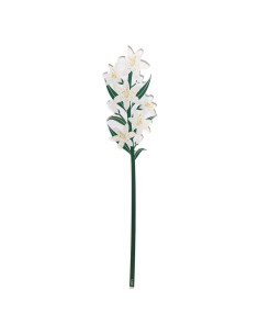 Vesta Home - Fiore Giglio Grande Bianco Kit 6 Pz Funny Flowers·bianco·11,5 X 56,9 H Cm Th. 5 Mm
