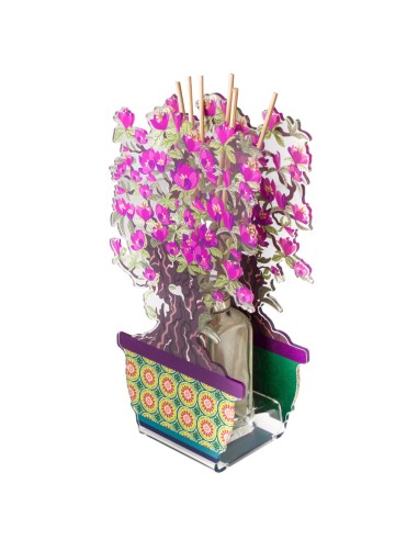 Profumatore Bonsai Magnolia Grande·viola·17,7 x 7,5 x 30,6 H cm Th. 3 Mm