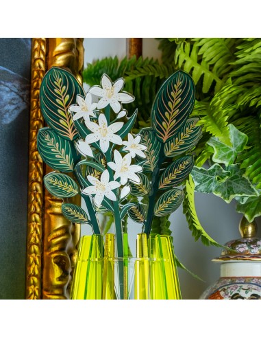 Vesta Home - Fiore Giglio Grande Bianco Kit 6 Pz Funny Flowers·bianco·11,5 X 56,9 H Cm Th. 5 Mm