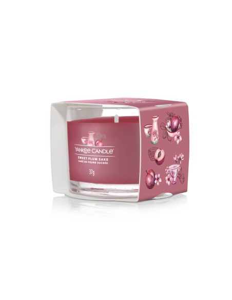 Candela votiva in vetro Sweet Plum Sake