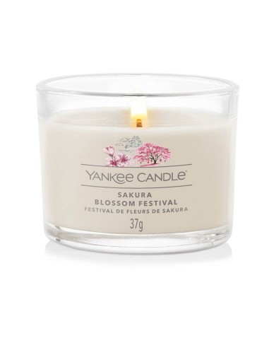 Candela votiva in vetro Sakura Blossom Festival