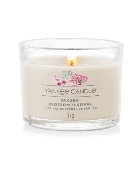 Candela votiva in vetro Sakura Blossom Festival