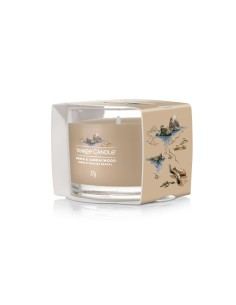 Candela votiva in vetro Amber & Sandalwood
