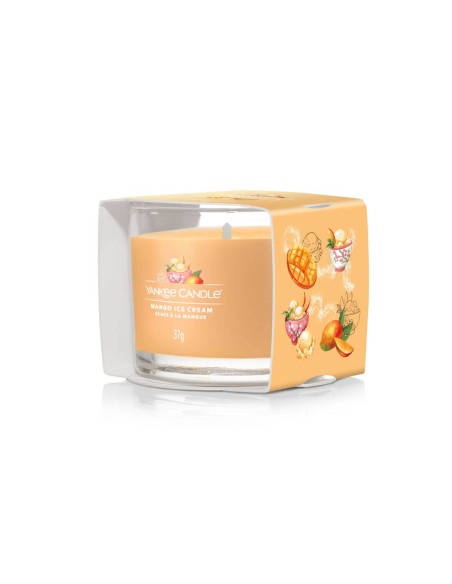 Candela votiva in vetro Mango Ice Cream