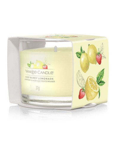 Candela votiva in vetro Iced Berry Lemonade