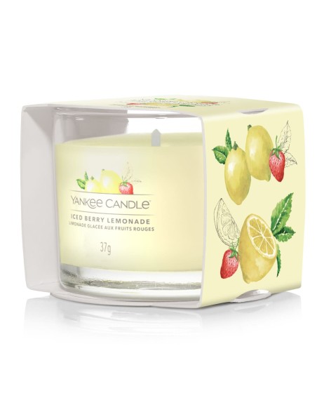Candela votiva in vetro Iced Berry Lemonade