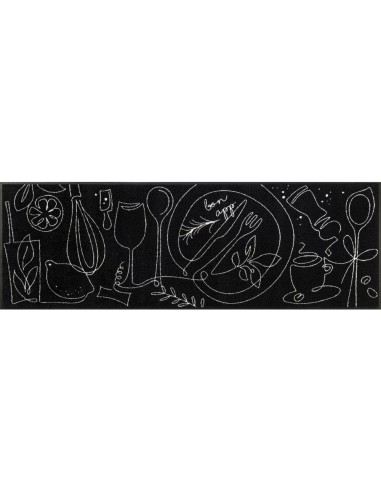 Tappeto  Fine Dining Linea wash+dry Design 60 x 180 cm