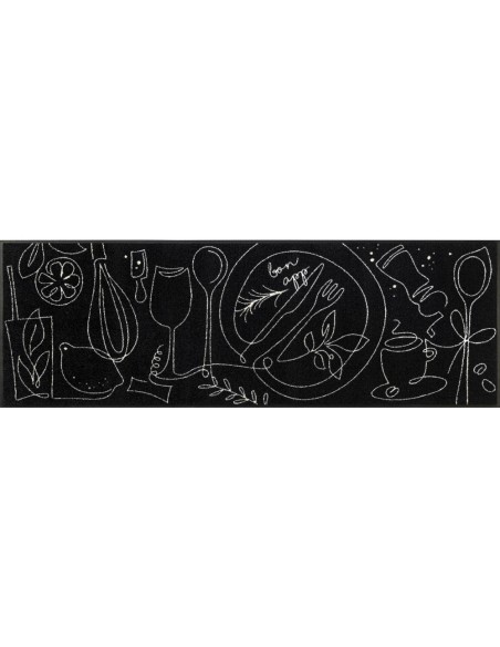 Tappeto  Fine Dining Linea wash+dry Design 60 x 180 cm